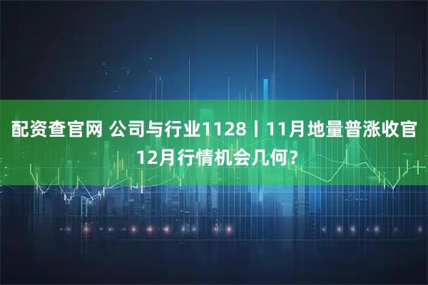 配资查官网 公司与行业1128丨11月地量普涨收官 12月行情机会几何？