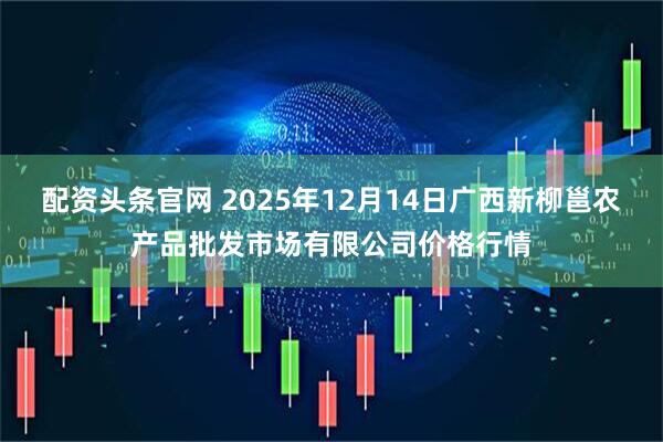 配资头条官网 2025年12月14日广西新柳邕农产品批发市场有限公司价格行情